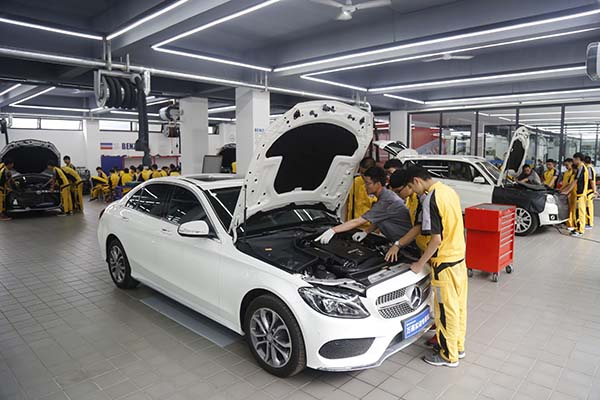 万通学子平时实训课现场图